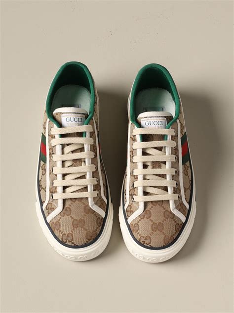 women's gucci tennis shoes|gucci classic tennis shoes.